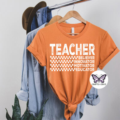 TeacherWordsFlat Teacher Words T-Shirt