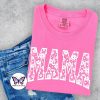 Mama Flowers Flat Floral Mama T-Shirt