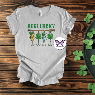 Reel Lucky Gray Reel Lucky Fisherman