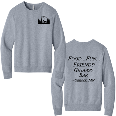 Getaway Bar Crewneck Sweatshirts
