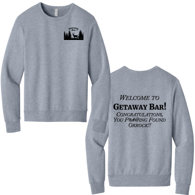 Getaway Bar Crewneck Sweatshirts