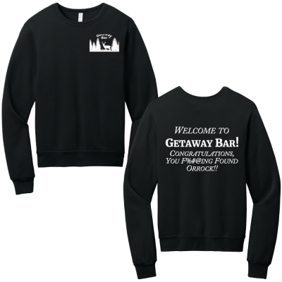 Getaway Bar Crewneck Sweatshirts