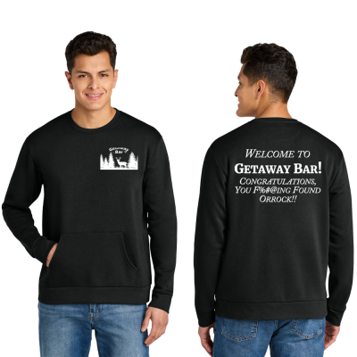 Getaway Bar Crewneck w/ Pocket Sweatshirt