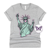 Statue of Liberty Grey Statue of Liberty T-Shirt