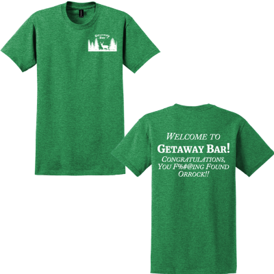 Getaway Bar Crewneck T-Shirts - You Found Orrock!