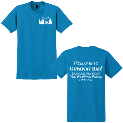 Getaway Bar Crewneck T-Shirts - You Found Orrock!