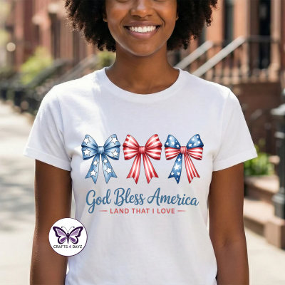 God Bless American Bows God Bless America T-Shirt
