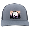 Hat Weekend Heather Gray Full Color Getaway Bar Trucker Hat
