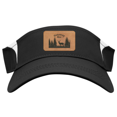 Viser Black Rectangle Patch Getaway Bar Viser