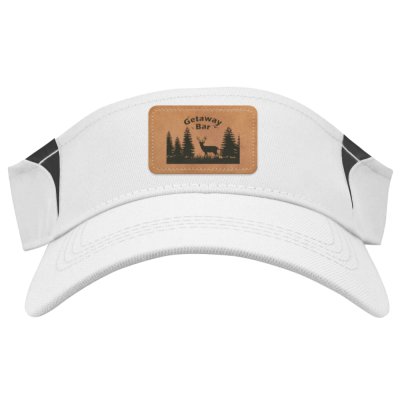 Viser White Rectangle Patch Getaway Bar Viser