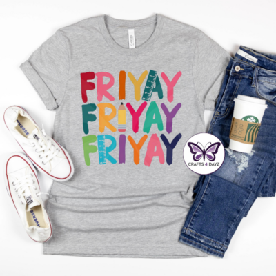 FriYay Tshirt Gray Happy FriYay! T-Shirt or Crewneck
