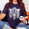 Ribcage Deep Navy Ribcage T-Shirt